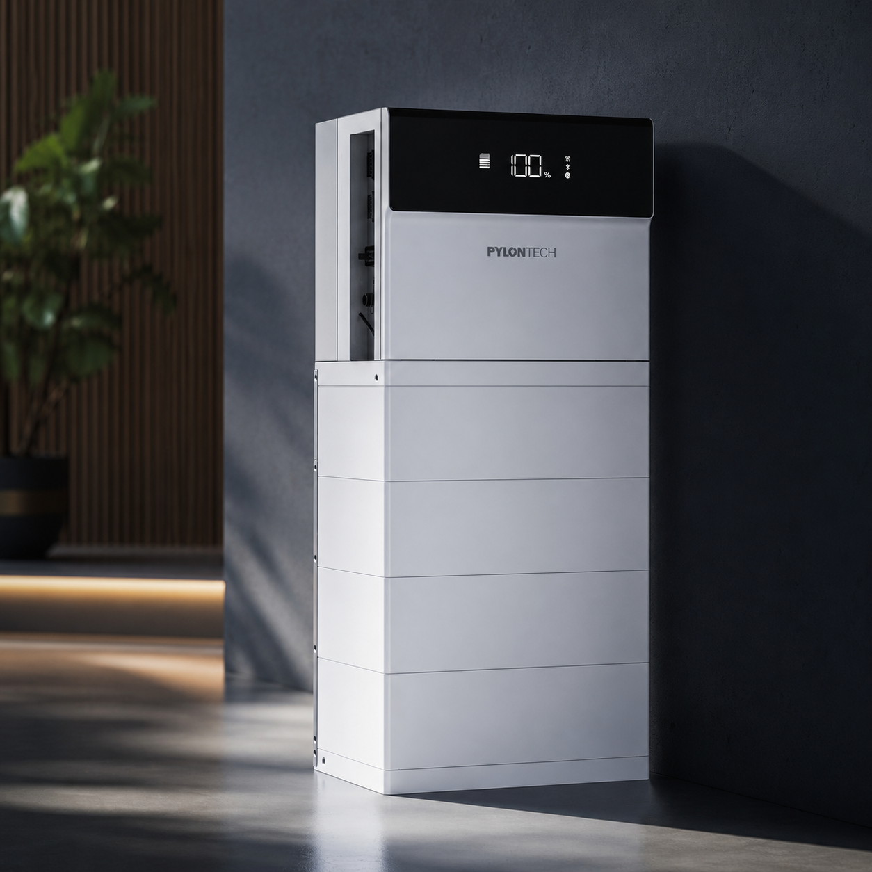 Moderne thuisbatterij voor zonnestroomopslag
